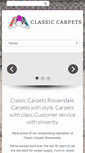 Mobile Screenshot of classic-carpets.co.uk